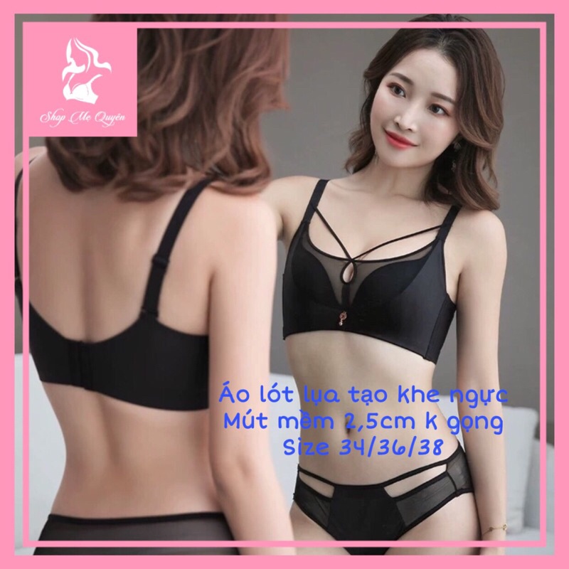 Áo lót nữ định hình mút nâng nhẹ 2,5cm thông hơi massa bầu ngực, dáng tạo khe gợi cảm tôn vòng 1 cho nàng