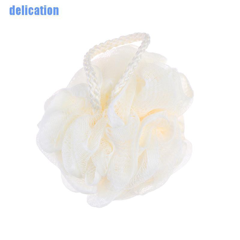 Bông tắm xơ mướp tẩy tế bào chết làm sạch dạng lưới tạo bọt hình hoa cho nhà tắm