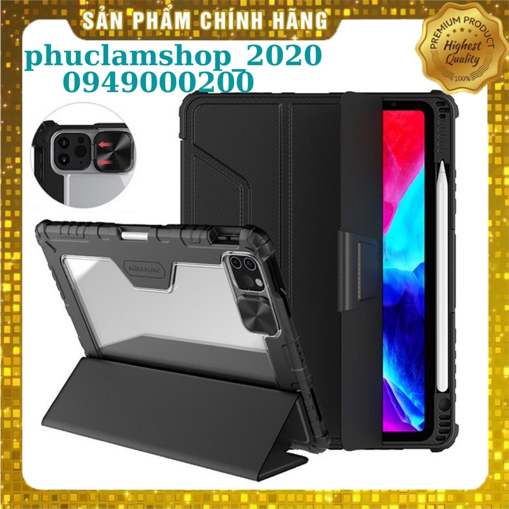 Bao da Nillkin Bumper cho iPad Pro 12.9/11.0 inch 2018/2020/2021/Air 4/3/10.9/10.5/10.2/Gen 7/8/9.7 2017/2018/Mini 4/5/6