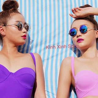 Kính râm mắt tròn chrome thời trang - mtchrome2