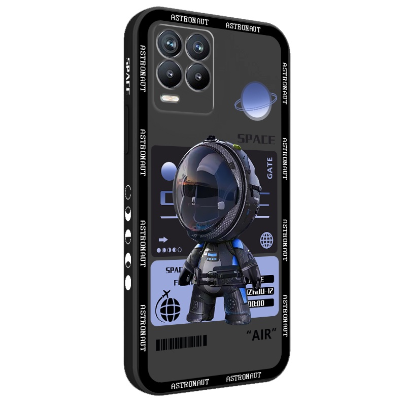 Ốp Điện Thoại Silicone Họa Tiết Phi Hành Gia Cho OPPO Realme 8 8i Pro 4G 5G