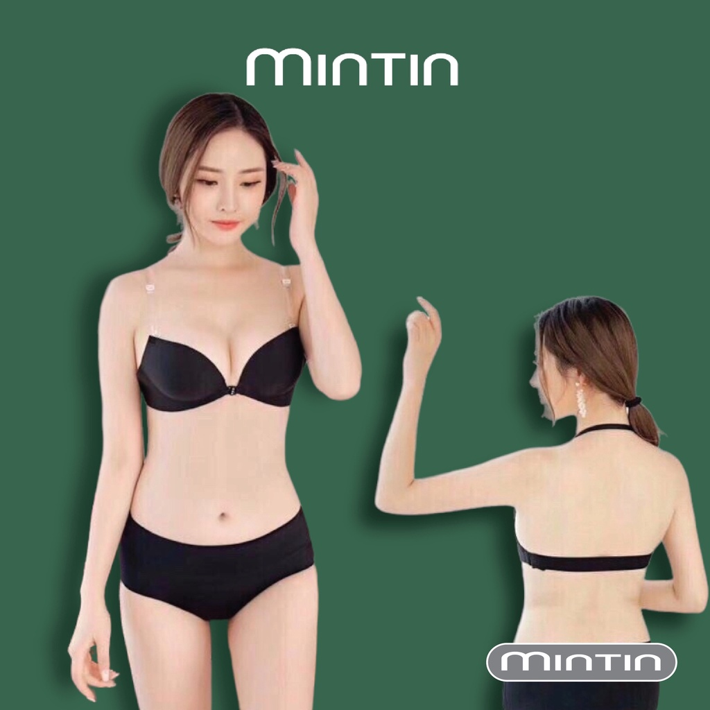 Áo Ngực Mút Dày Dây Cài Trươc Trong Dành Cho Đầm Hở Lưng Combo Đủ Dây Trong [MinTin]