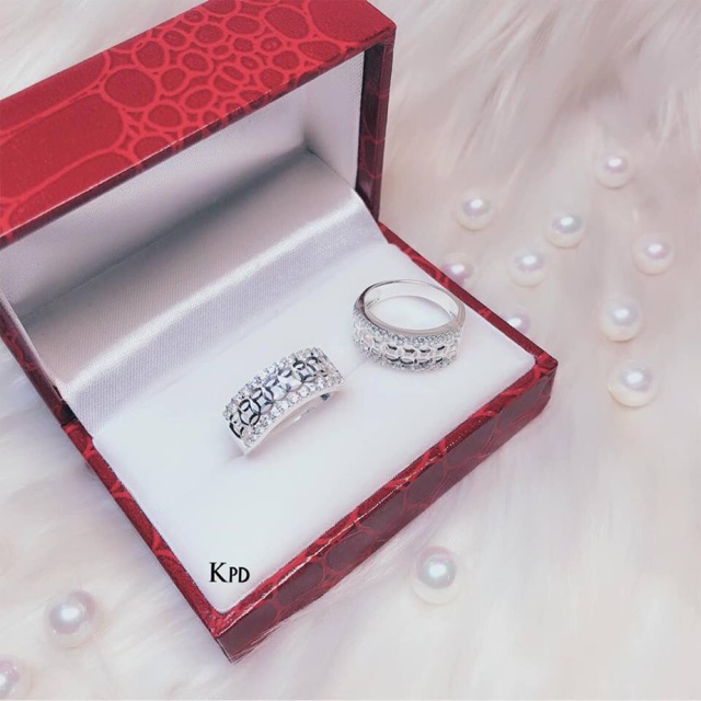 💥💥NHẪN KIM TIỀN ĐÁ BẠC TA