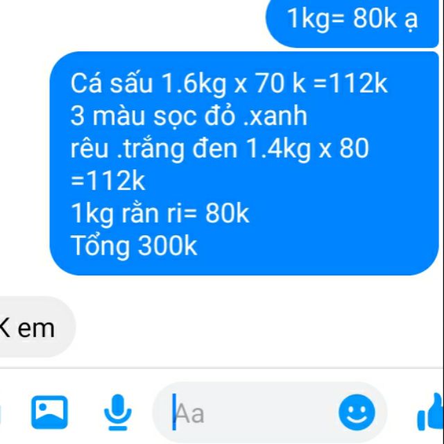 Combo sét vải