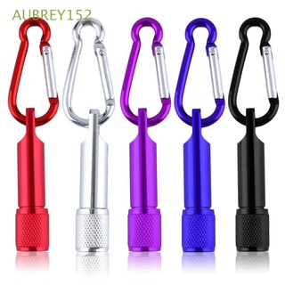 AUBREY152 Camping Torch Outdoor LED Light Flashlight Portable Colorful Aluminum Keychain Super Bright Hiking Lamp/Multicolor