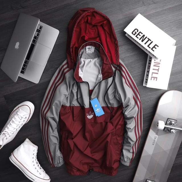 Áo khoác gió dù Das originals jacket logo