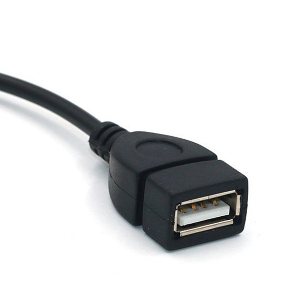 Cáp nối đầu 3.5mm đực AUX thành đầu cái USB 2.0 Type A OTG