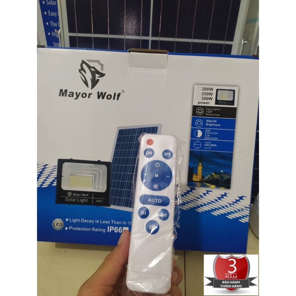 Đèn năng lượng mặt trời  LY-TGD001  300W Đèn phù hợp treo nhiều vị trí khác nhau, do có dây dài 5m kết nối