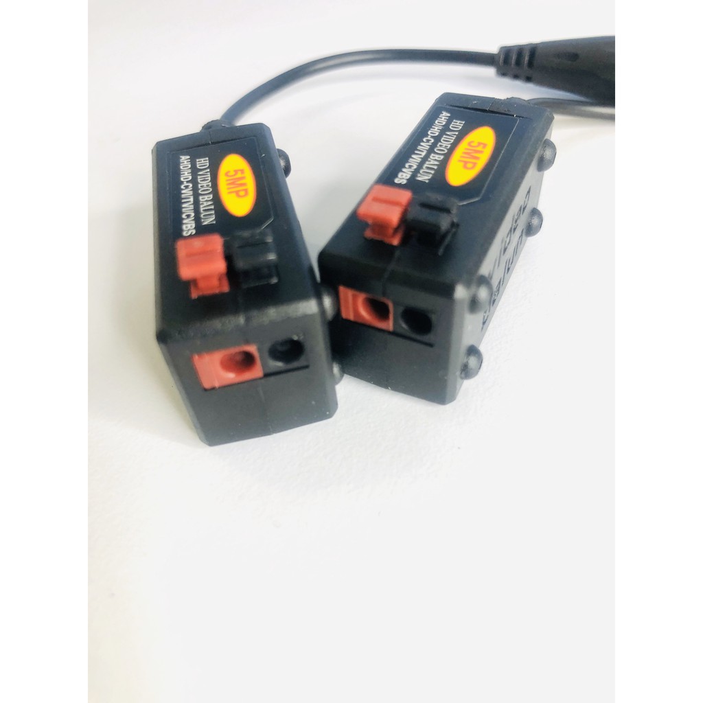 Video Balun UTP 5MP- 1080p hỗ camera AHD/CVI/TVI khoảng cách lên tới 600m