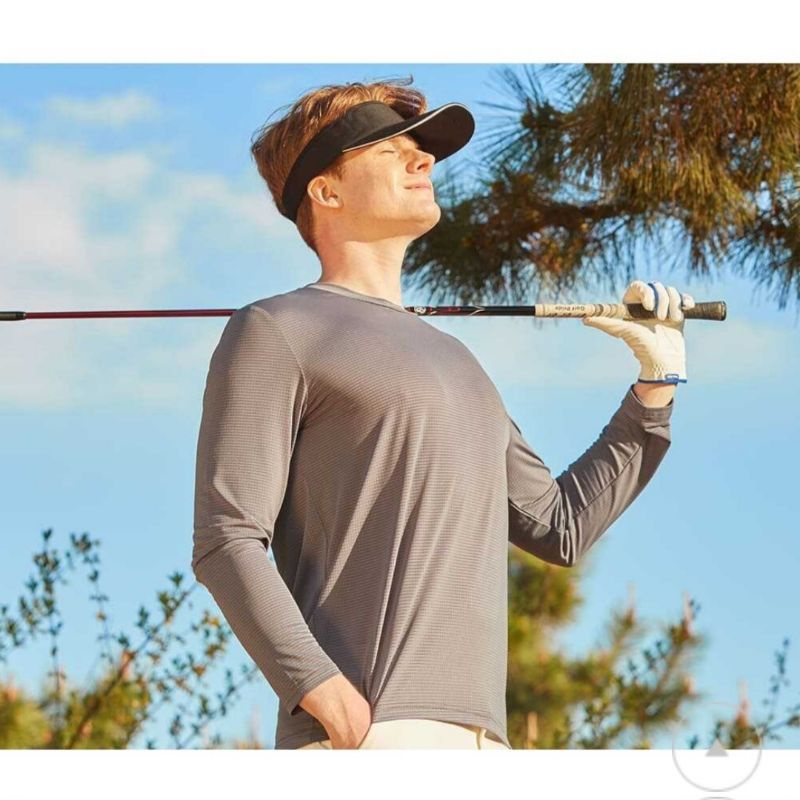 Áo thun nam dài tay xuất xịn Hàn Quốc dáng thể thao vải công nghệ siêu co giãn nhẹ cực mát | BigBuy360 - bigbuy360.vn