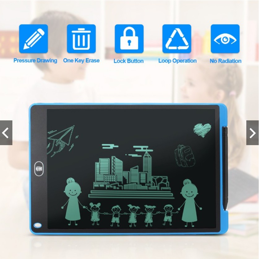 Bảng Viết Màn Hình LCD Siêu Mỏng Kích Thước 4.4 &quot;/ 8.5&quot; Có Thể Xóa Được Cho Bé