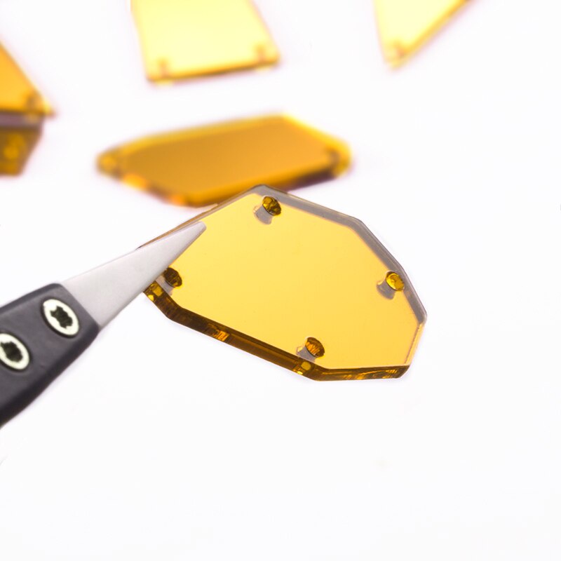 Gương Trang Trí May Vá 19 Kiểu Hình Dạng Khác Nhau Bằng Acrylic Đính Đá