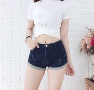 Short jean co giãn