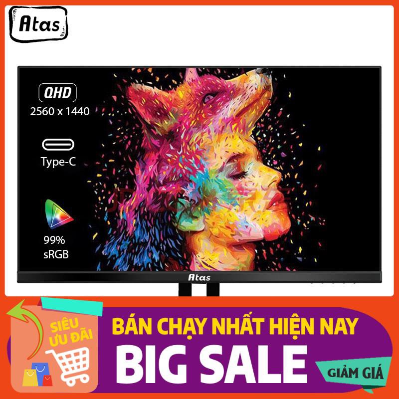 Chuỗi cửa hàng máy tính bán chạy nhất 2020 - Màn hình 27 inch 2K Gaming ATAS YD270Q - Tấm nền IPS - 75HZ