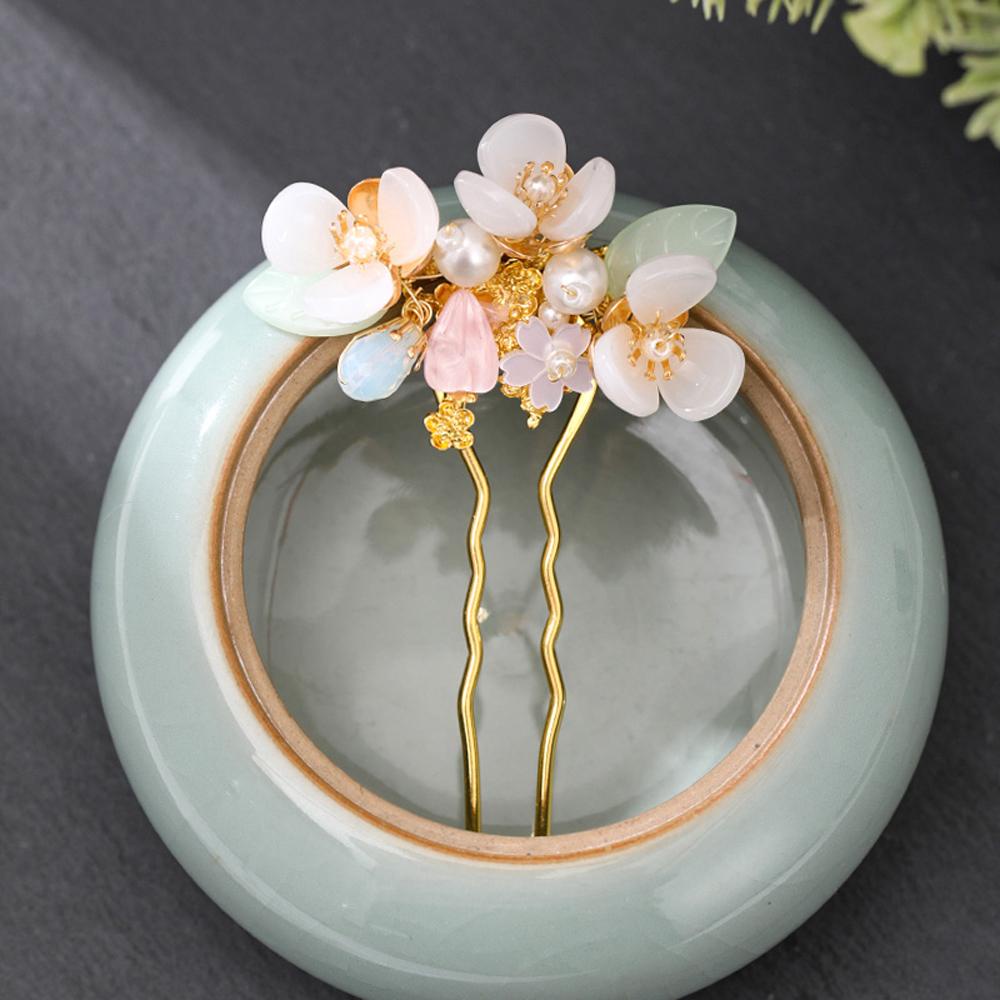 Trâm Cài Tóc Chữ U Phong Cách Vintage Đơn Giản Cho Cô Dâu