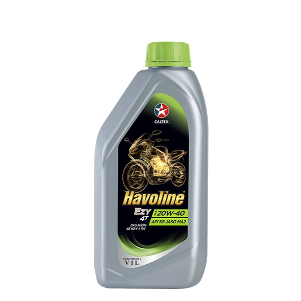 CALTEX HAVOLINE EZY 4T 20W40 0.8L/1L Nhớt xe số