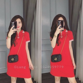 Váy cotton kẻ. 💓💓 Có 3màu áo trong cho khách chọn ah. Váy chất umi giãn 4 chiều. Mặc cực thoải mái vs mát luôn.
