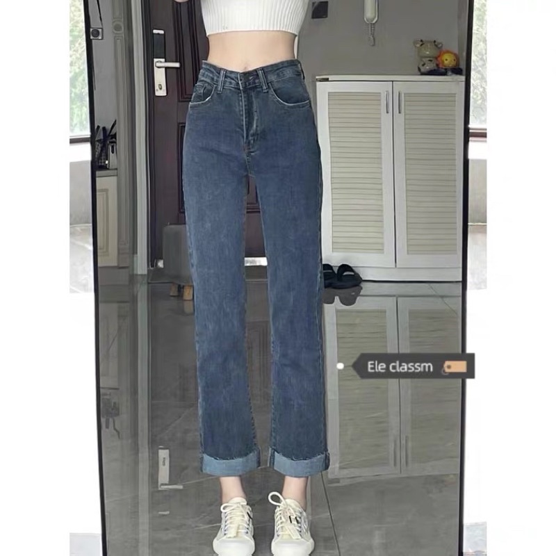 Quần jean ống đứng tôn dáng siêu xinh - Hàng order