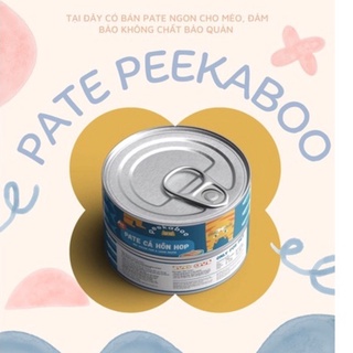 [PATE CHO MÈO] THỨC ĂN CHO MÈO VỊ CÁ, GÀ PEEKABOO [190GRAM]