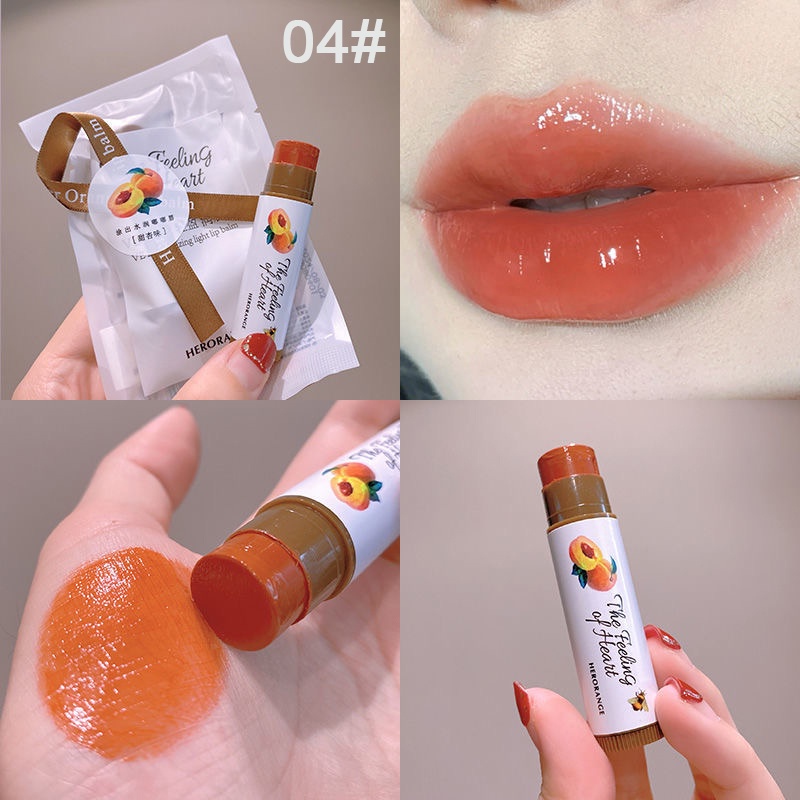 [Hàng mới về] Son môi có dưỡng HERORANGE lâu trôi đổi màu theo nhiệt độ thời trang cho nữ