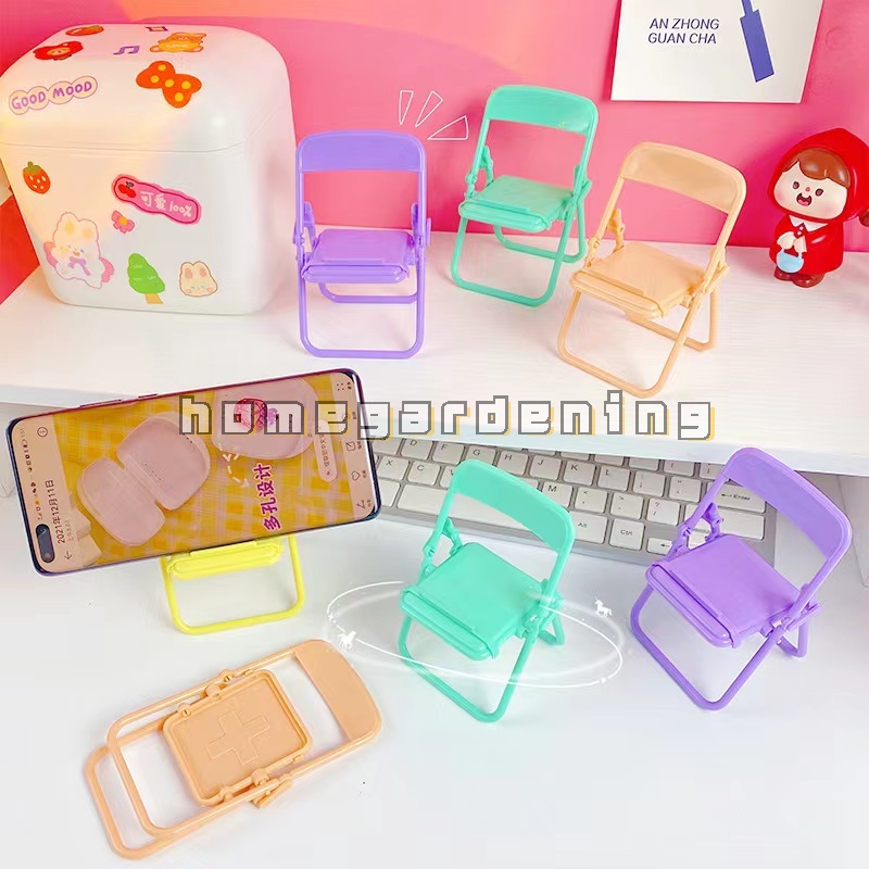 Giá Đỡ Điện Thoại Để Bàn Có Thể Gập Lại 4 Màu Sắc Dễ Thương Trang Trí Bàn Làm Việc