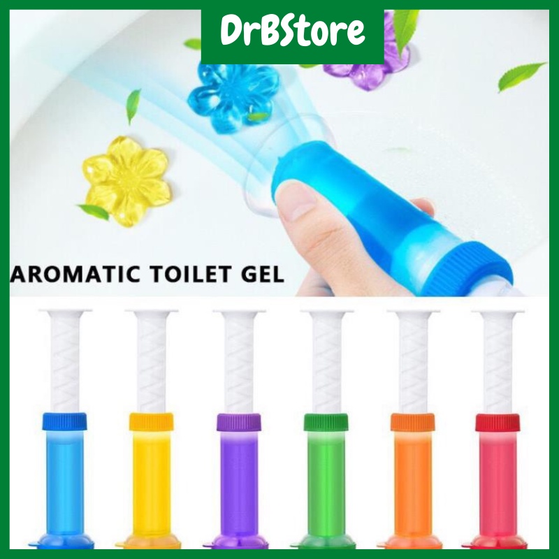 Gel thơm làm sạch khử mùi vệ sinh Diệt khuẩn khử trùng bồn cầu hình bông hoa DrbStore