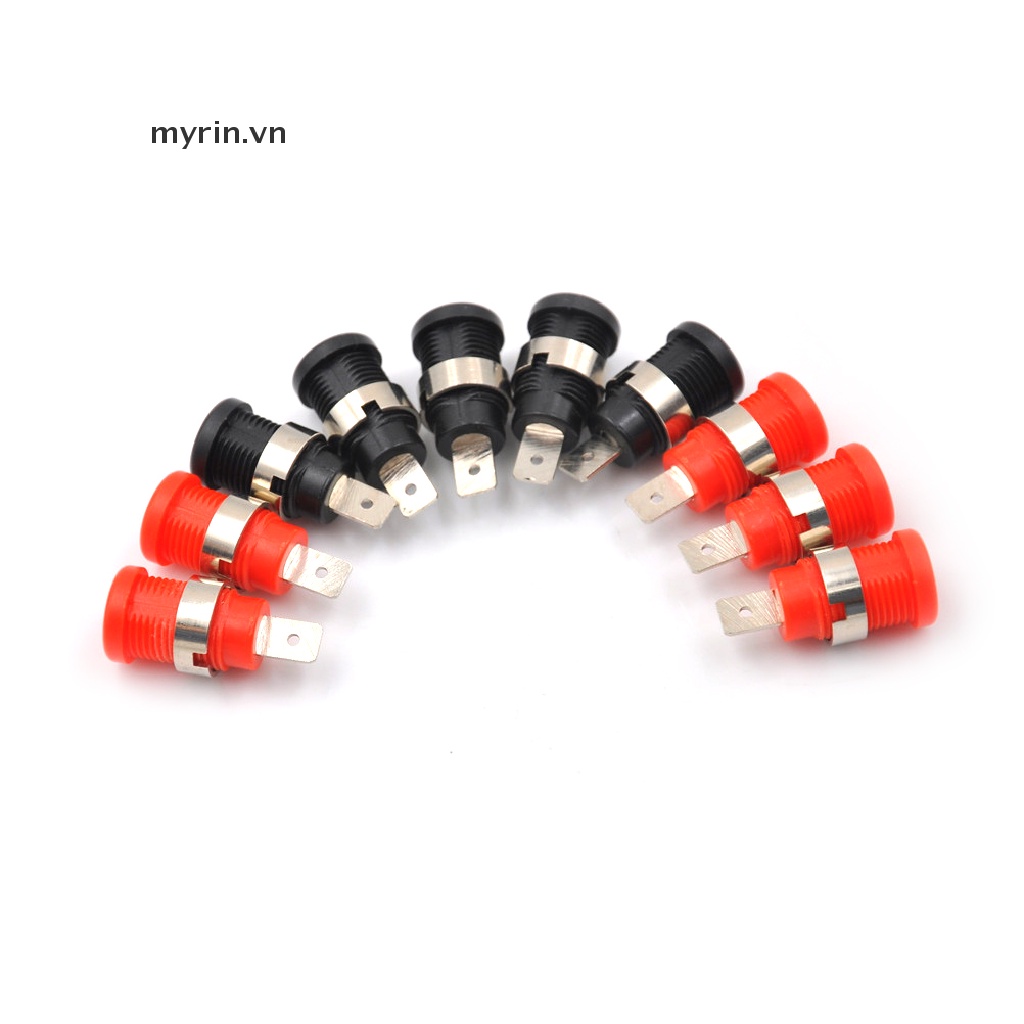 Bộ 10 Đầu Nối Jack Cắm Bắp Chuối 4mm
