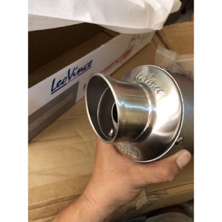 Lon pô xe máy LeoVince tặng kèm tiêu cnc