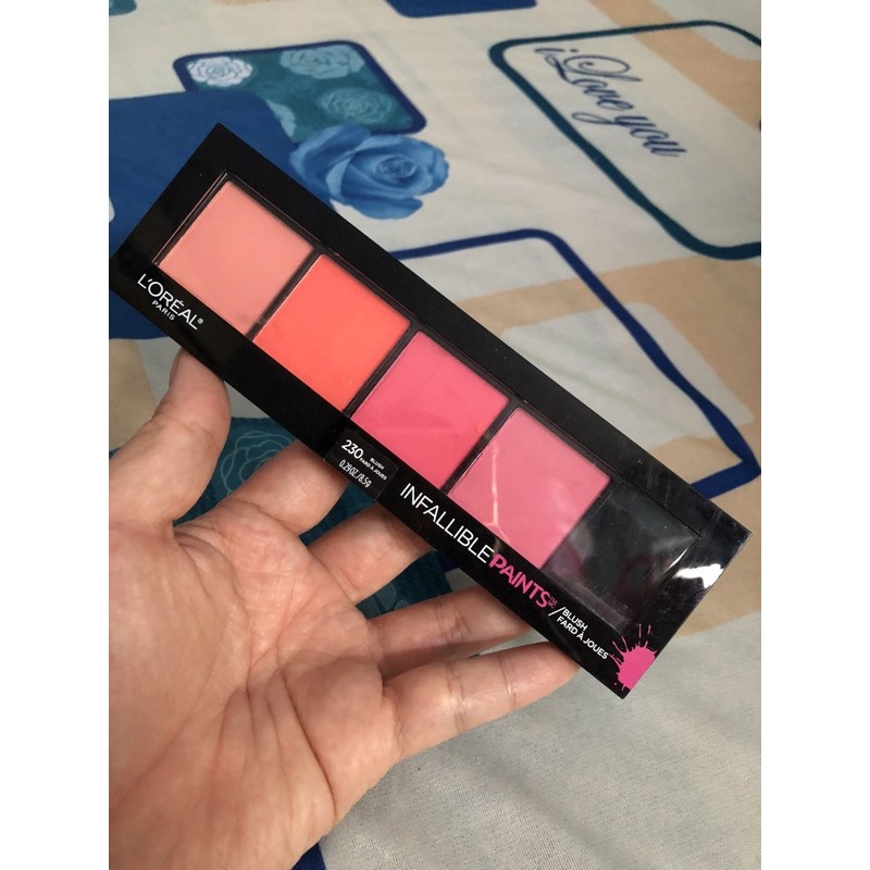 #Phấn mắt phấn má L'Oreal Infallible Paints Blush Palette. Hàng xách tay