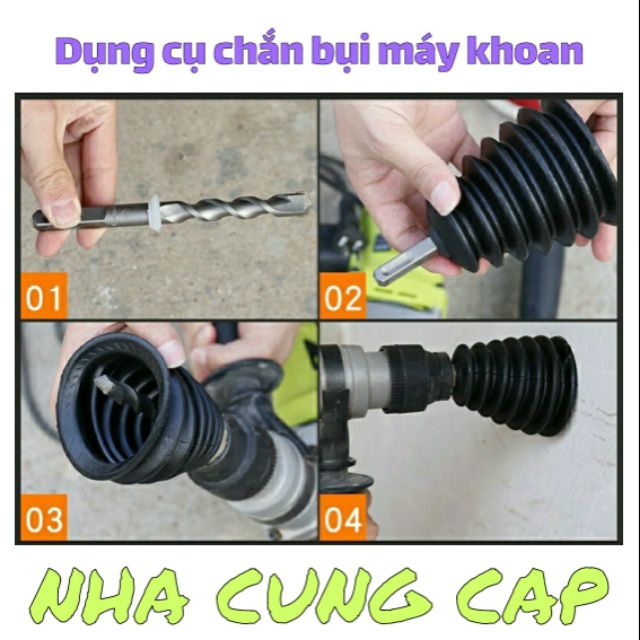 DỤNG CỤ CHẮN BỤI MÁY KHOAN