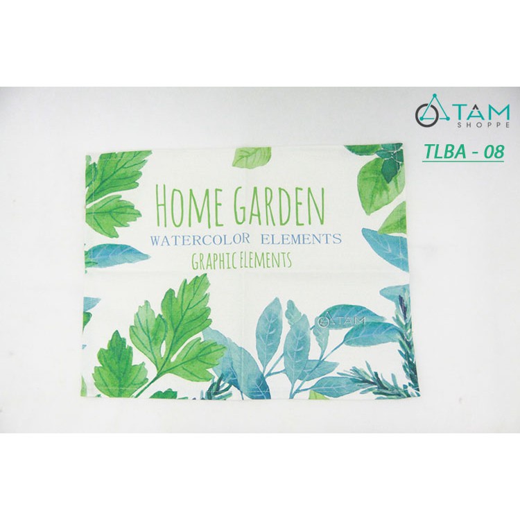 Tấm lót bàn ăn bằng vải Canvas họa tiết nhiệt đới Tropical