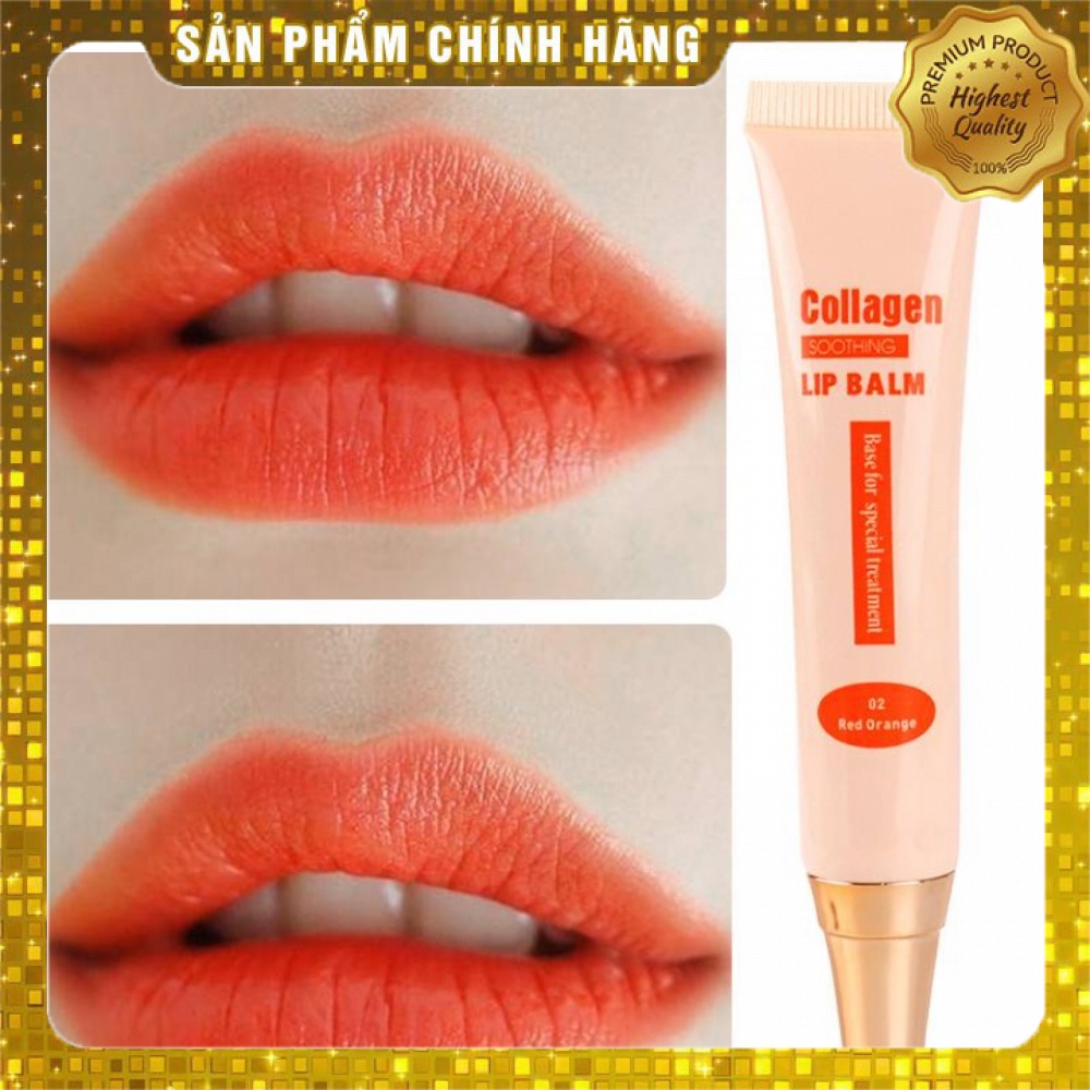 Dưỡng môi Collagen Lip Blam kích màu cho môi sau phun xăm - hết thâm môi lên màu đẹp sau phun