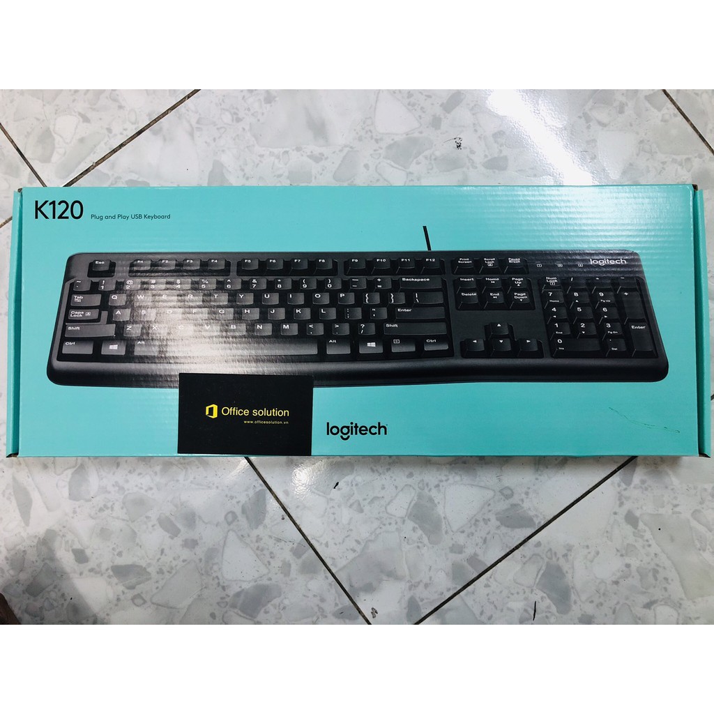 Bàn phím có dây Logitech K120