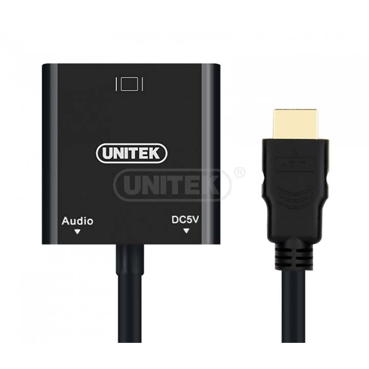 CÁP CHUYỂN HDMI SANG VGA + AUDIO UNITEK (Y - 6333)