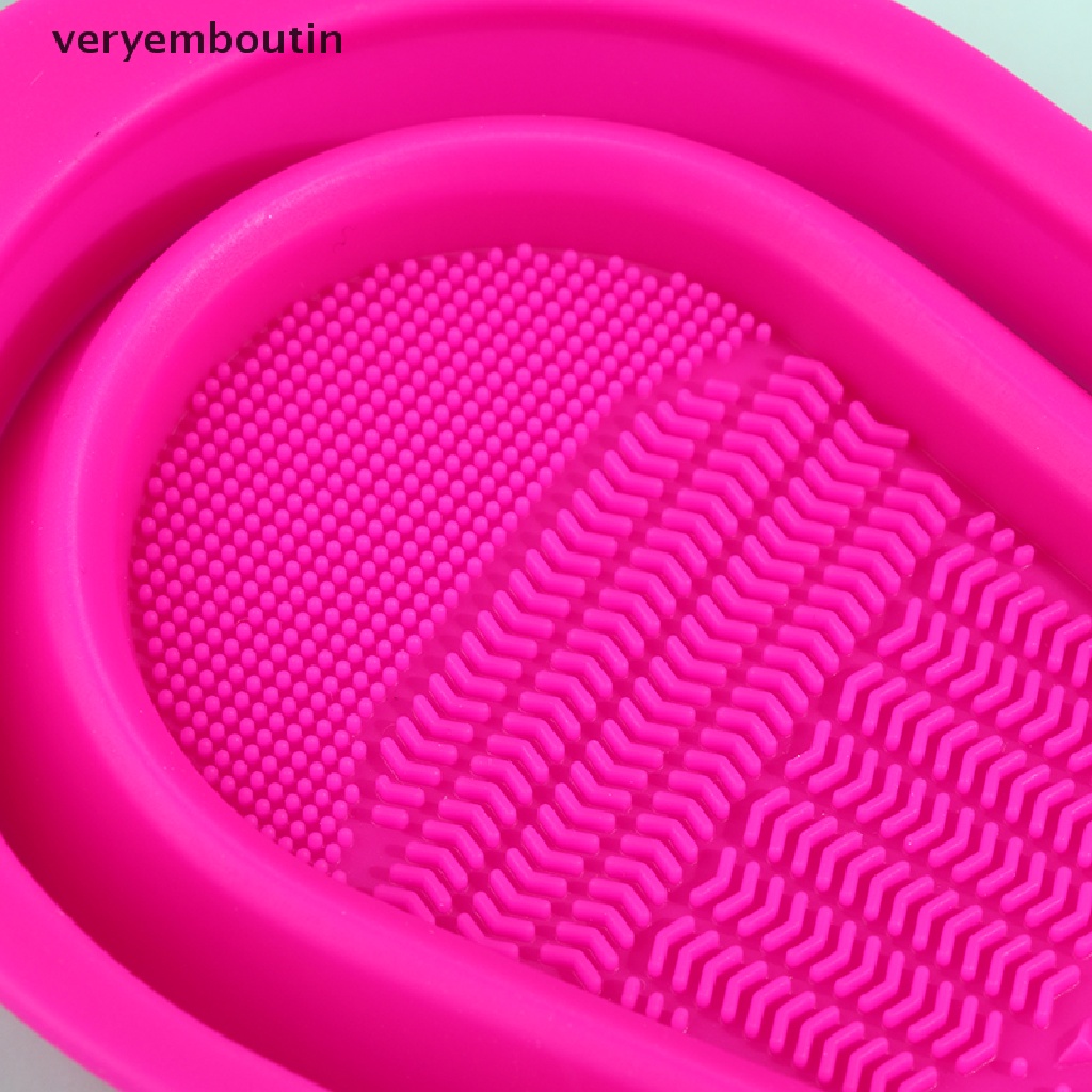 [Hàng mới về] Tấm bản chải vệ sinh mỹ phẩm có thể gập lại