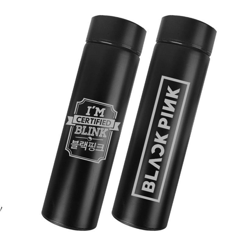 Bình Nước Giữ Nhiệt Thẳng In Hình Nhóm Nhạc BLACKPINK lisa ins Hàn Quốc Cho Nam Và Nữ