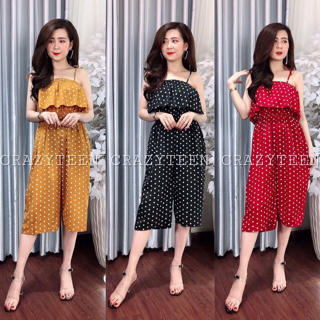 💋💋Jumpsuit dây bi lửng