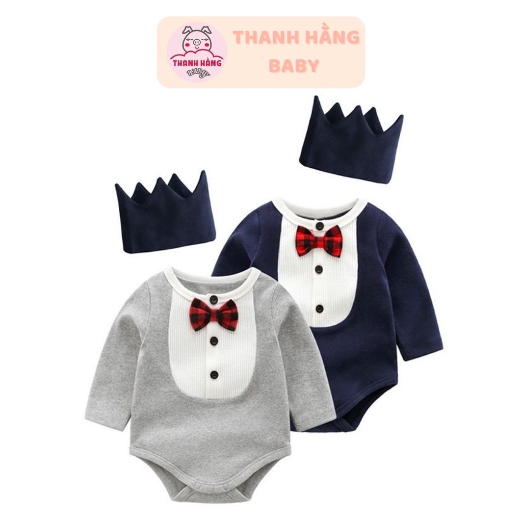 Bodysuit Dài Tay Cho Bé , Body Cho Bé Thanh Hằng Baby 5 - 13 Kg