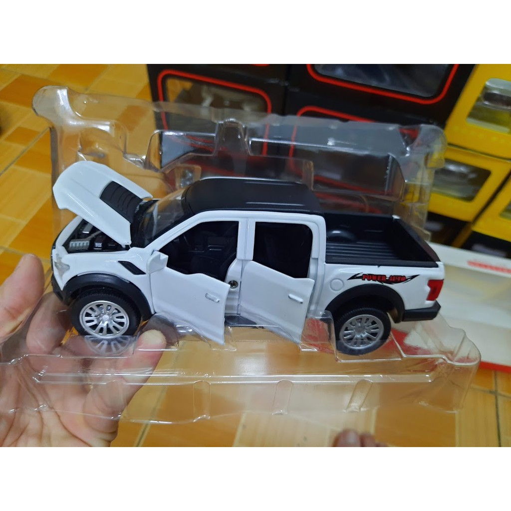 Mô hình xe ô tô offroad Ford Ranger 1:32 xe bằng kim loại mô hình trưng bày hoặc đồ chơi trẻ em