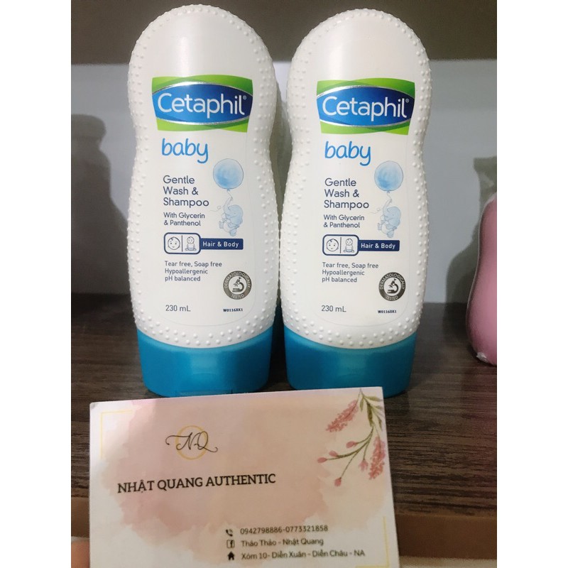 sữa tắm Cetaphil cho bé úc