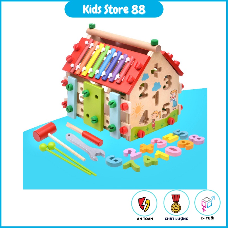 Bộ Đồ Chơi Lắp Ráp Ngôi Nhà Thông Minh Dành Cho Bé - Hàng loại 1 Kids_Store688