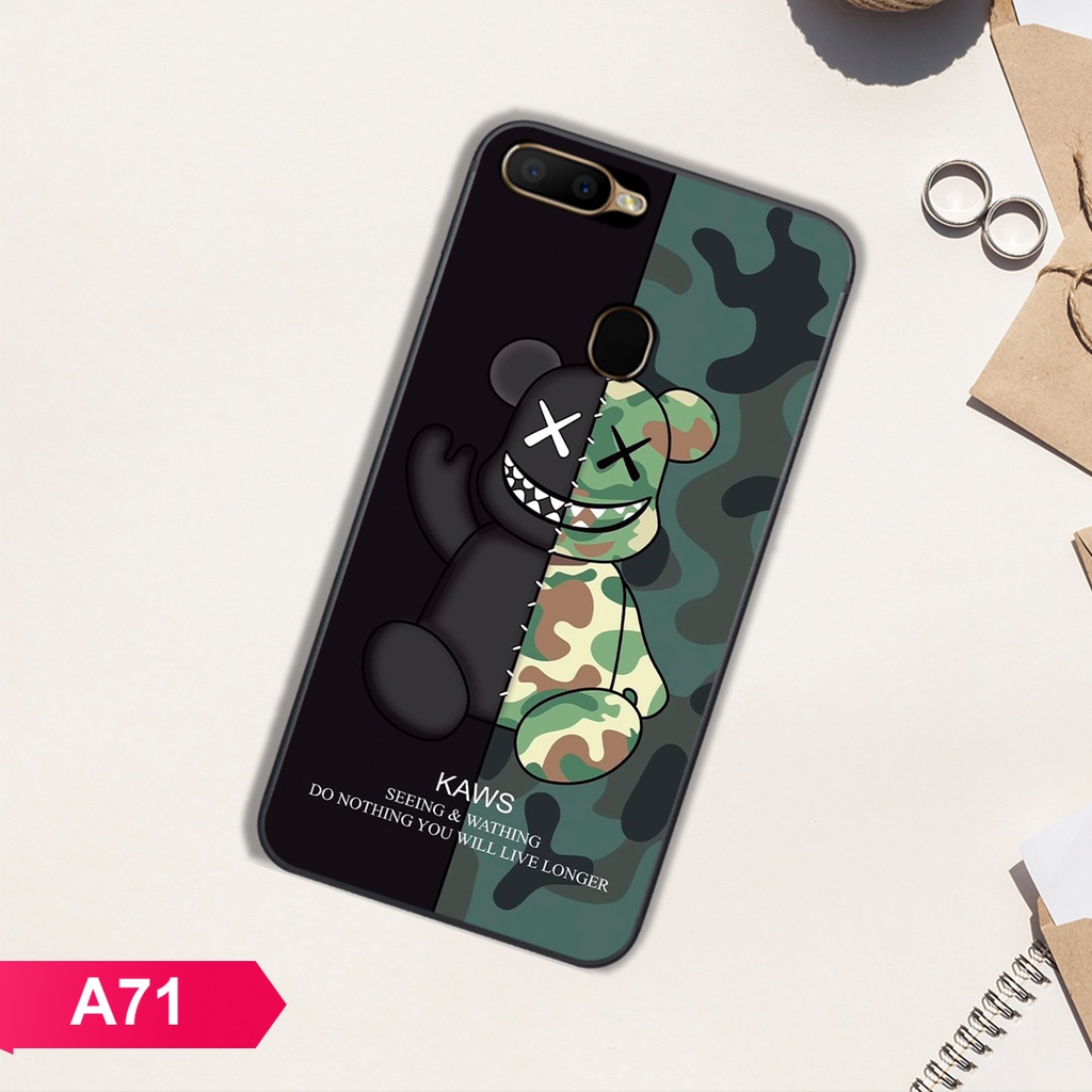 ỐP LƯNG OPPO A5S-OPPO A12-OPPO A7-OPPO F9-OPPO REALME 2 PRO IN HÌNH BEARBRICK CỰC HOT 2021