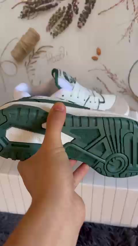 [ 𝐒𝐀𝐋𝐄 ĐẬ𝐌 ] Giày Sneaker NB550 cổ thấp phối màu White Green, Giày thể thao trắng xám NB550 Giày  Jordan 1 High ( Panda | BigBuy360 - bigbuy360.vn