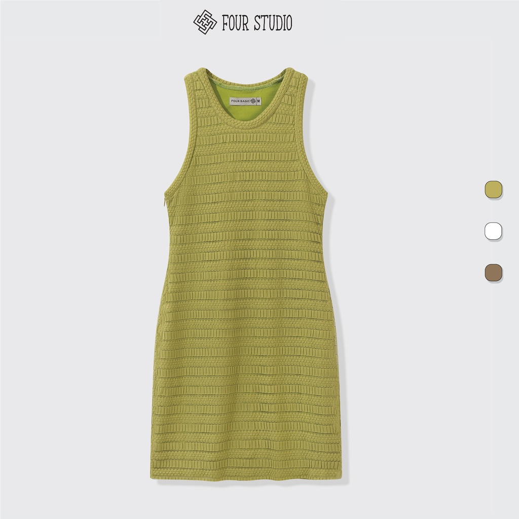 Đầm body sexy thiết kế ôm tôn dáng, váy dự tiệc chất thun co dãn 2 lớp Four Studio D186