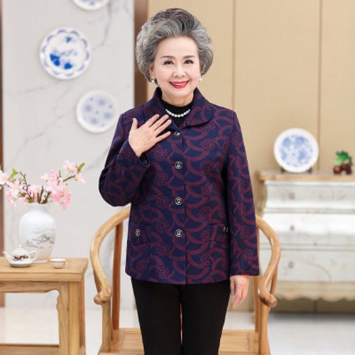 Áo Khoác Thiết Kế Mỏng Thời Trang Xuân Thu Dành Cho Phụ Nữ Trung Niên