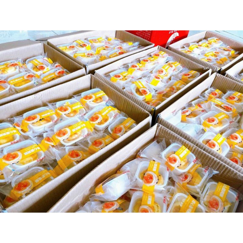 (Thùng 2,5kg) Bánh Pía Liu Mini Khay Trứng Egg Yolk Puff