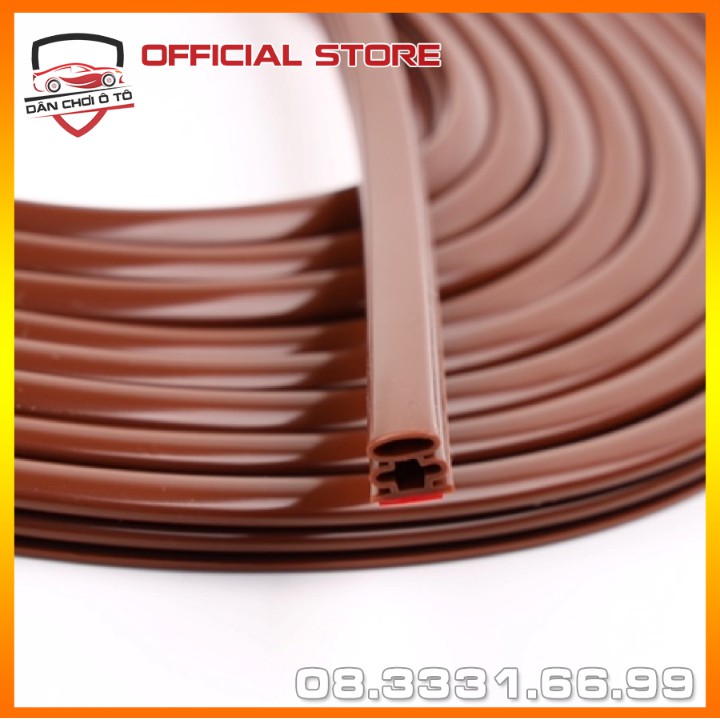 Gioăng cách âm khung cửa, Ron cách âm cao cấp dày 6-10-15mm đàn hồi cao ngăn bụi côn trùng phù hợp mọi loại cửa