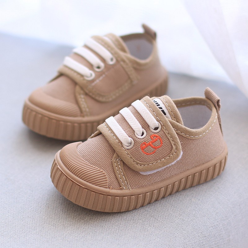 Full hộp_ Giày thể thao quai dán chữ B sành điệu cho bé trai bé gái sz 18-23