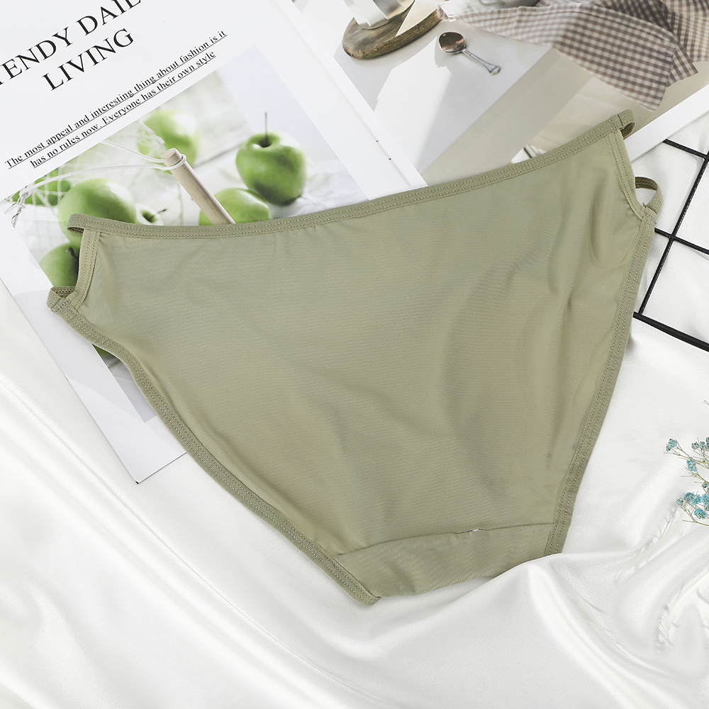 Quần lót Levao kiểu lưng thấp chất liệu lụa gợi cảm cho nữ