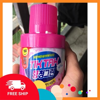 [ CÓ HỎA TỐC ] Cốc thả bồn cầu Hàn Quốc TIKTAK lọ thủy tinh - Viên Thả Bồn Cầu x2500 lần xả